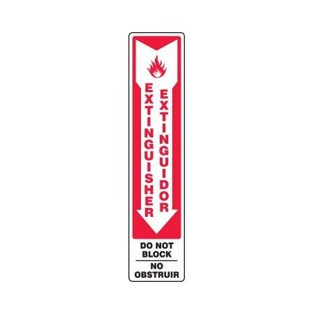 BILINGUAL SAFETY SIGN EXTINGUISHE SBMFXG934XT